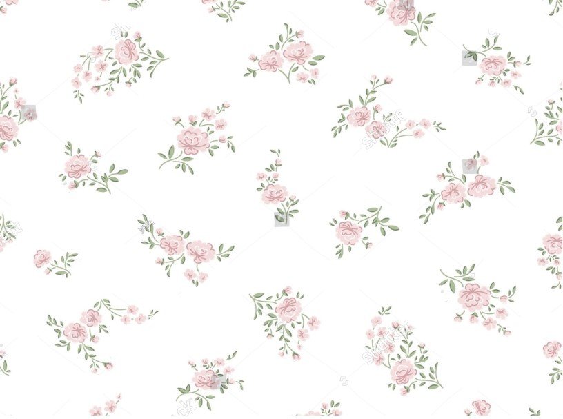 PAPEL DE PAREDE FLORES AQUARELA