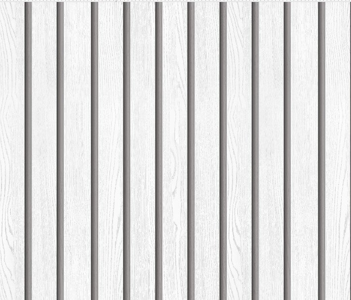 PAPEL DE PAREDE RIPADO MADEIRA BRANCA CINZA