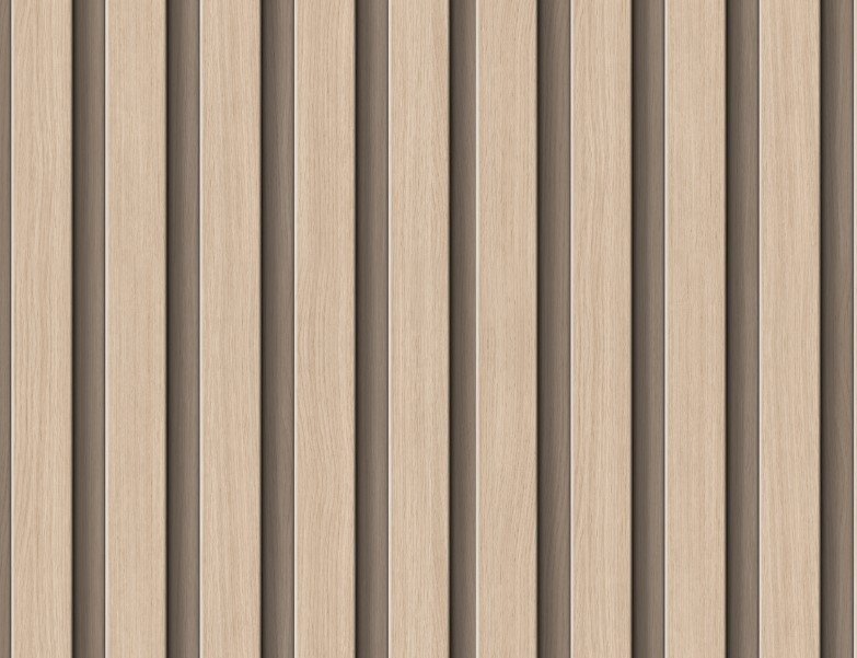 PAPEL DE PAREDE RIPADO MADEIRA CLARA
