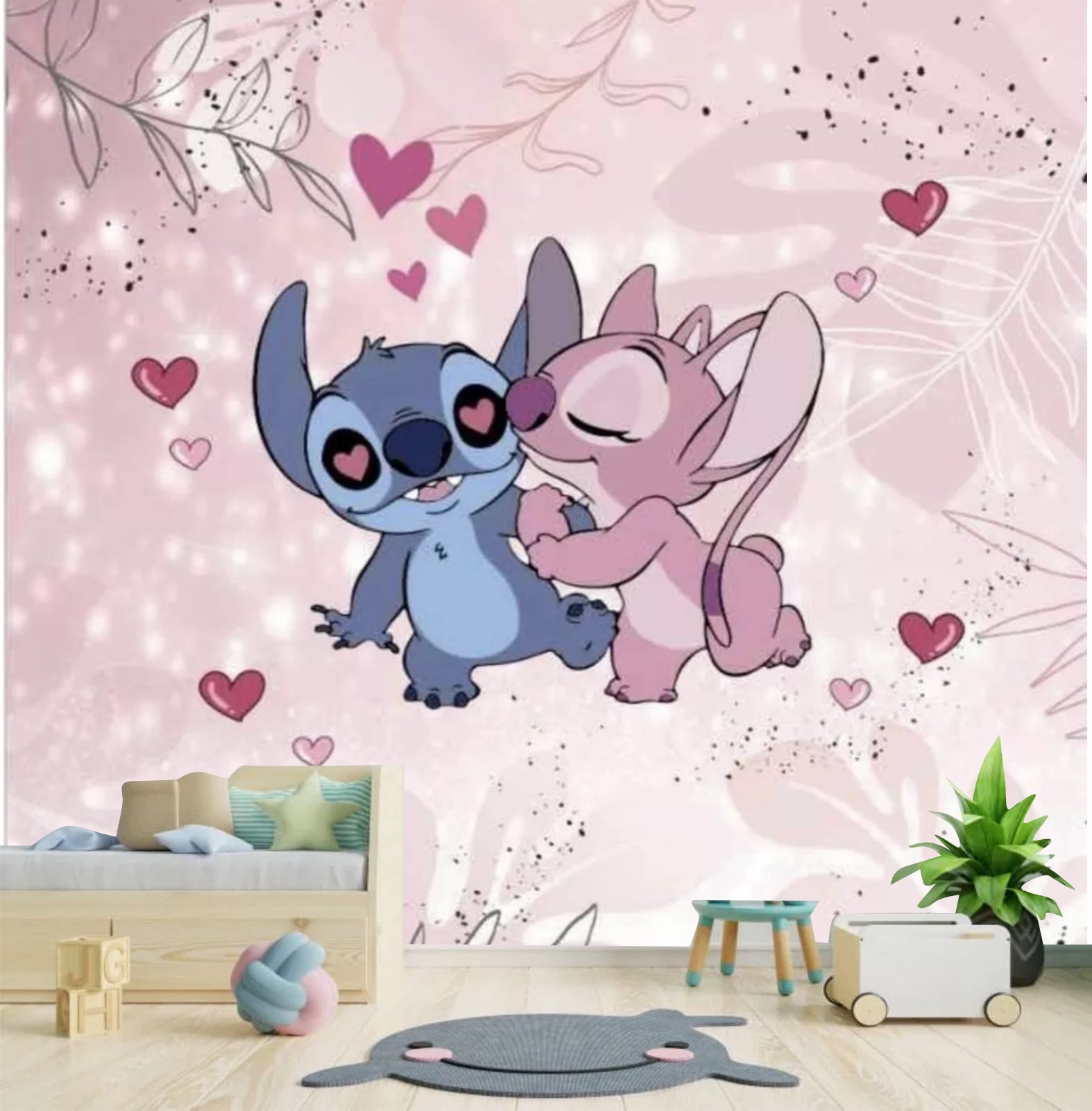 PAPEL PAREDE lilo stitch