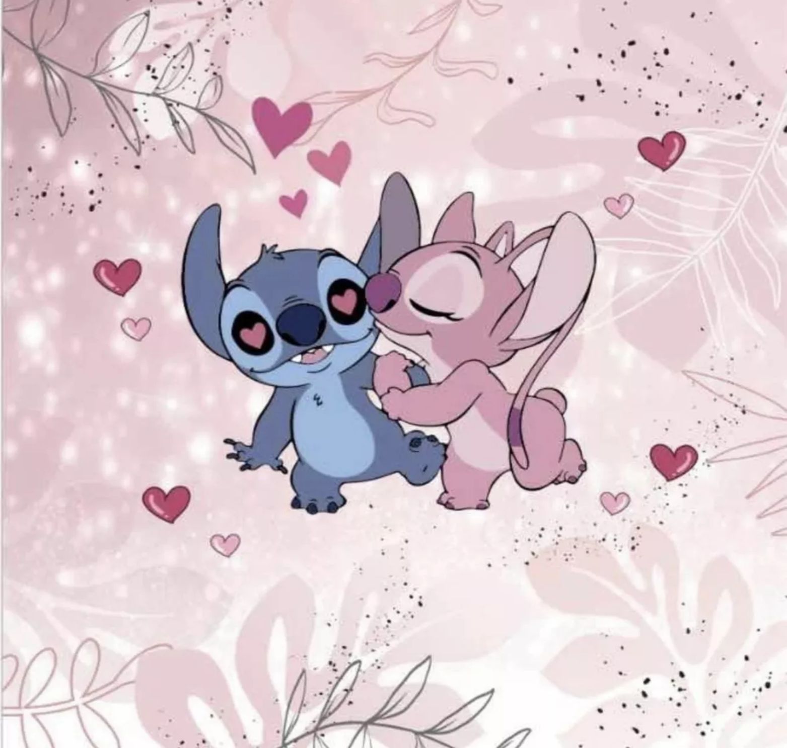 PAPEL PAREDE lilo stitch