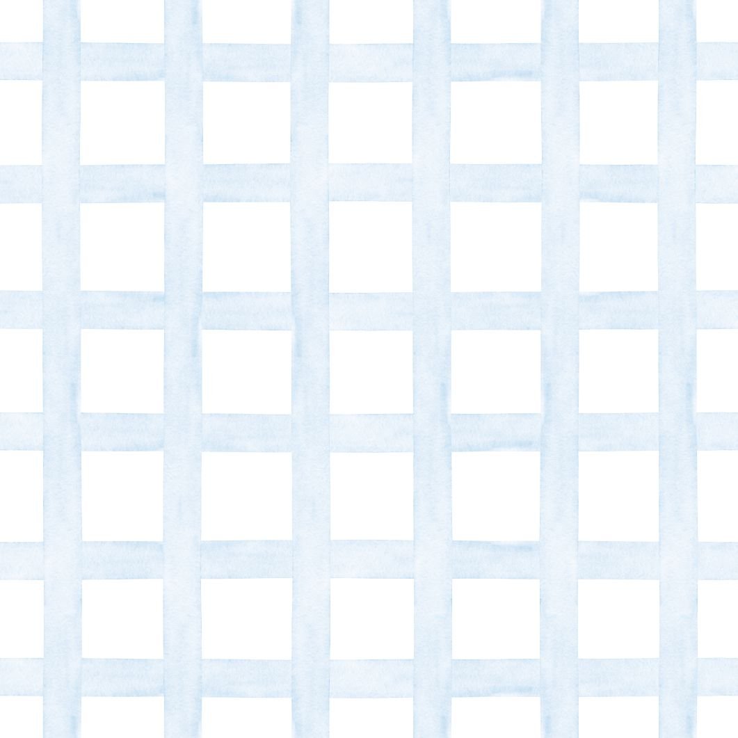 PAPEL PAREDE XADREZ VICHY AZUL AQUARELA