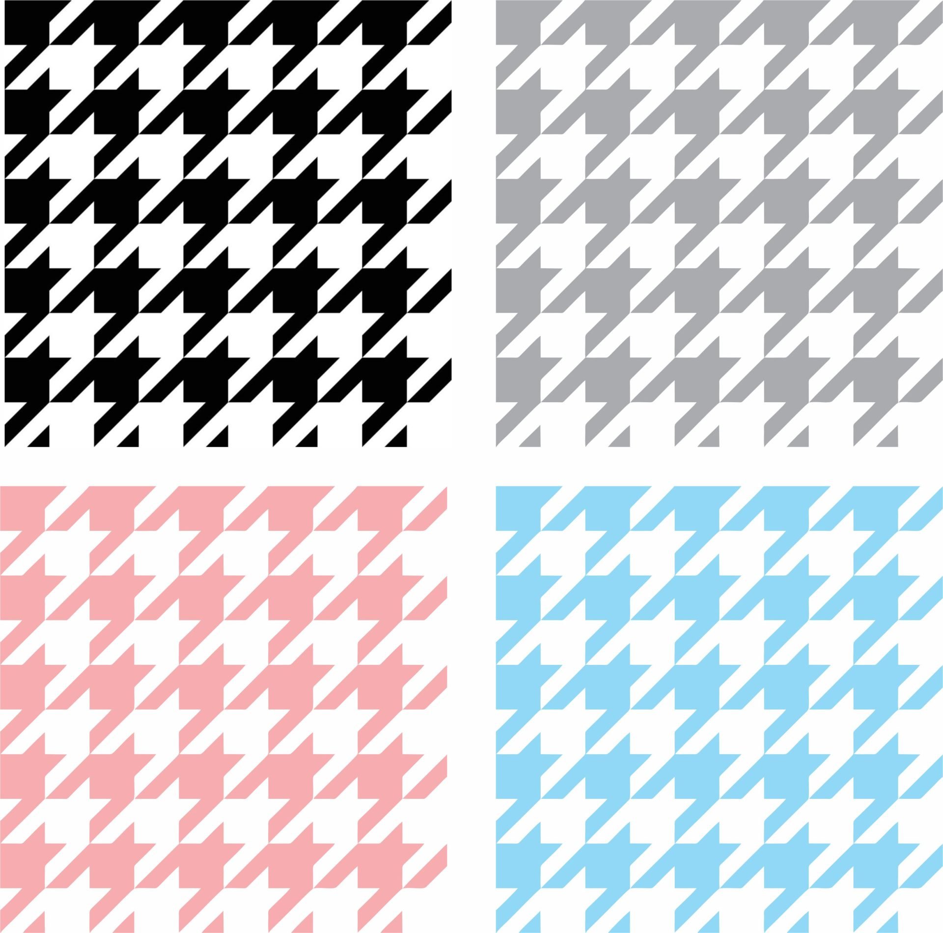 PAPEL PAREDE Xadrez pied de poule - TODAS AS CORES