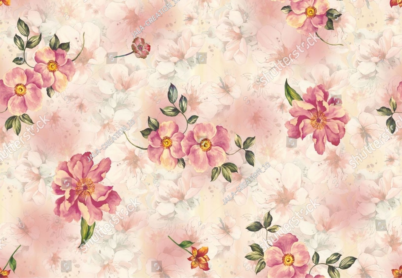 PAPEL DE PAREDE FLORES ROSAS