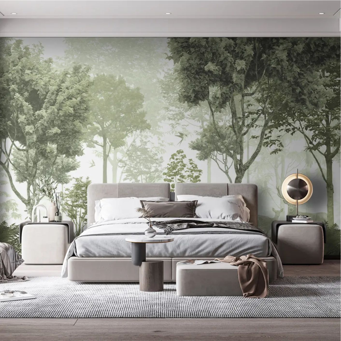 PAPEL PAREDE NATUREZA FLORESTA