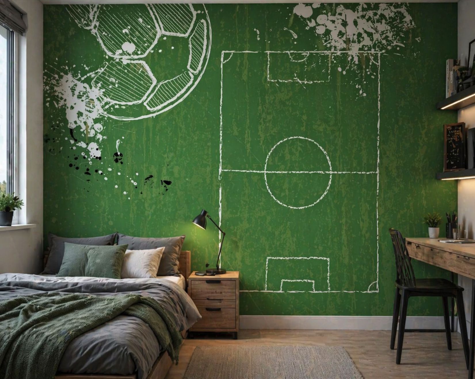 PAPEL PAREDE CAMPO DE FUTEBOL