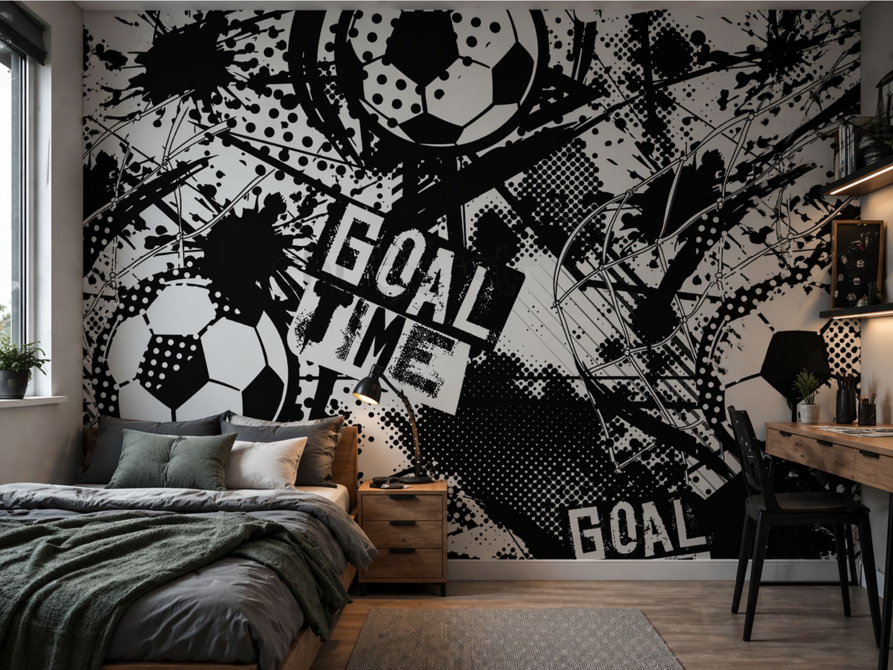 PAPEL PAREDE BOLA FUTEBOL