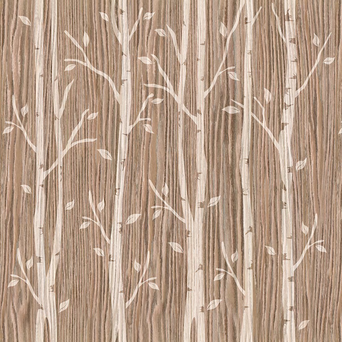 PAPEL DE PAREDE ARVORES GALHOS PARA SALA E QUARTO